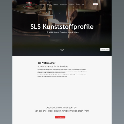 Website SLS-Kunststoffprofile